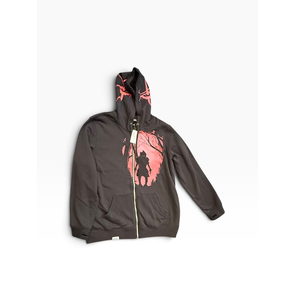 Hot Topic IT Pennywise Always The Eyes Zip Hoodie Black Red XL 34210404